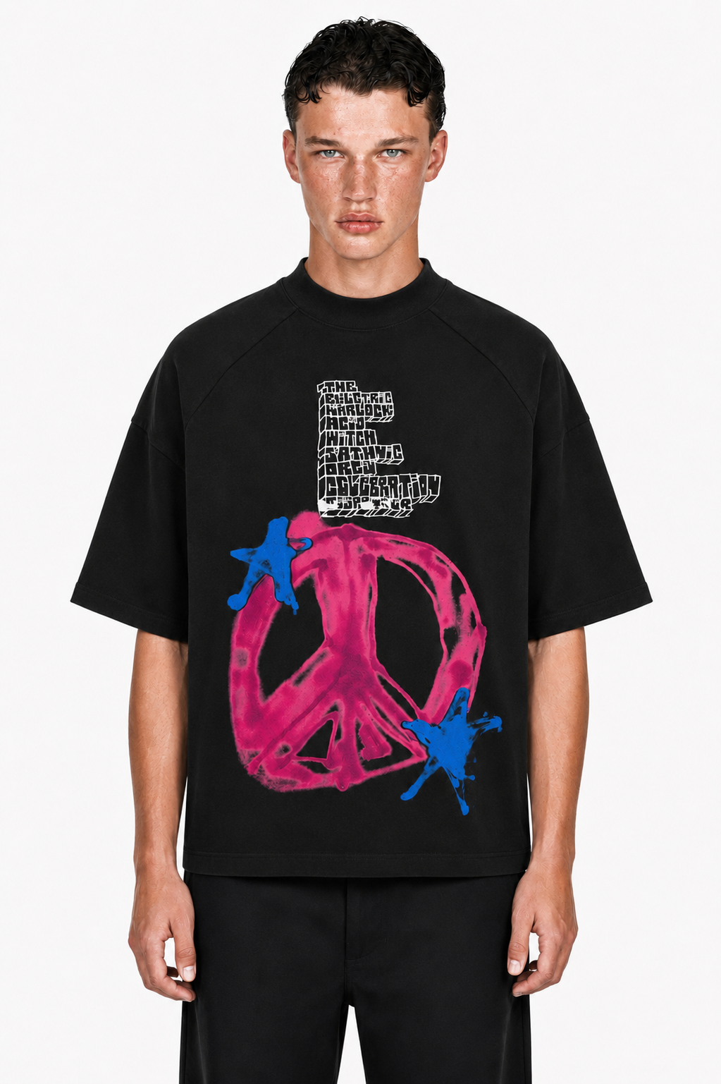 T-Shirt Peace Black