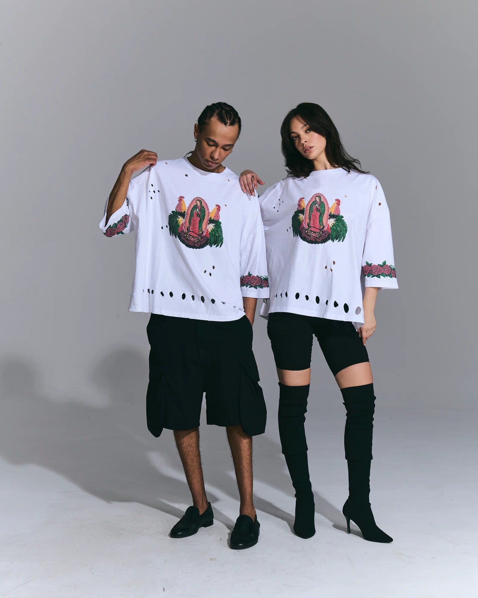 T-Shirt Guadalupe Minimal White