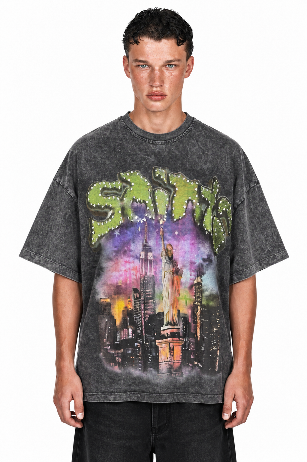 T-Shirt Wash Black