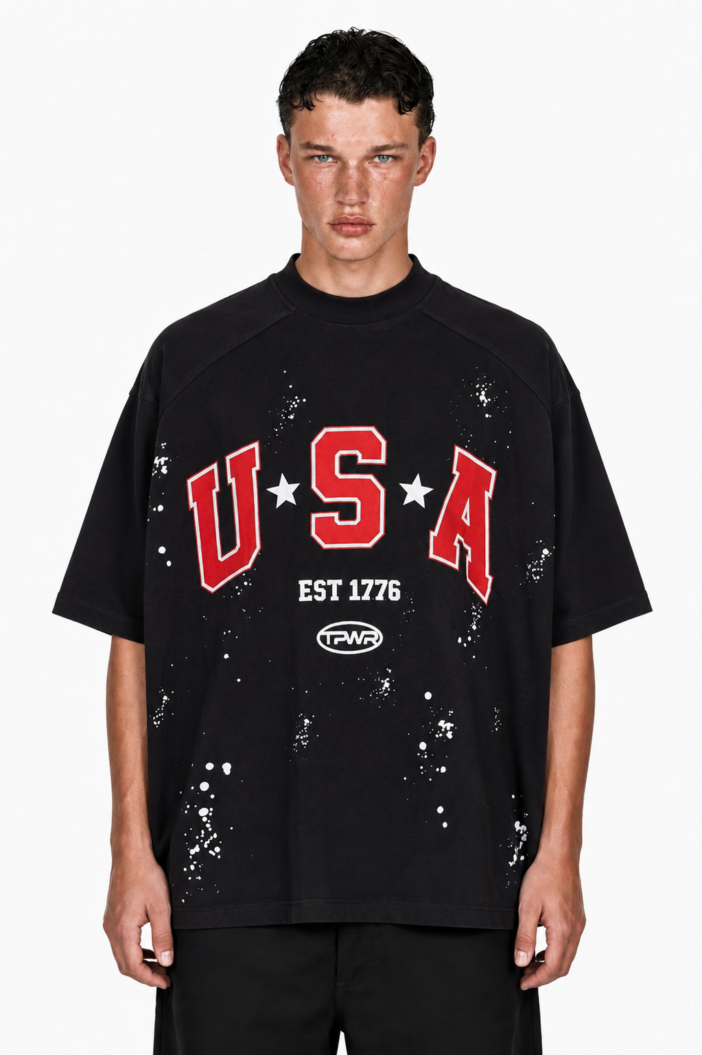 T-Shirt USA Black