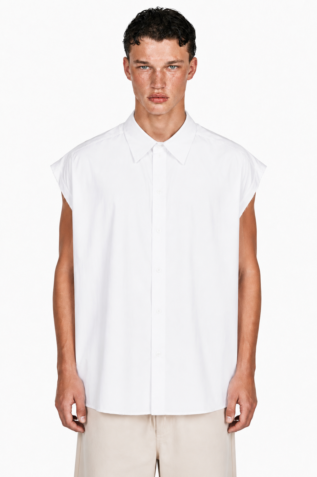 Camicia Smanicata Basic