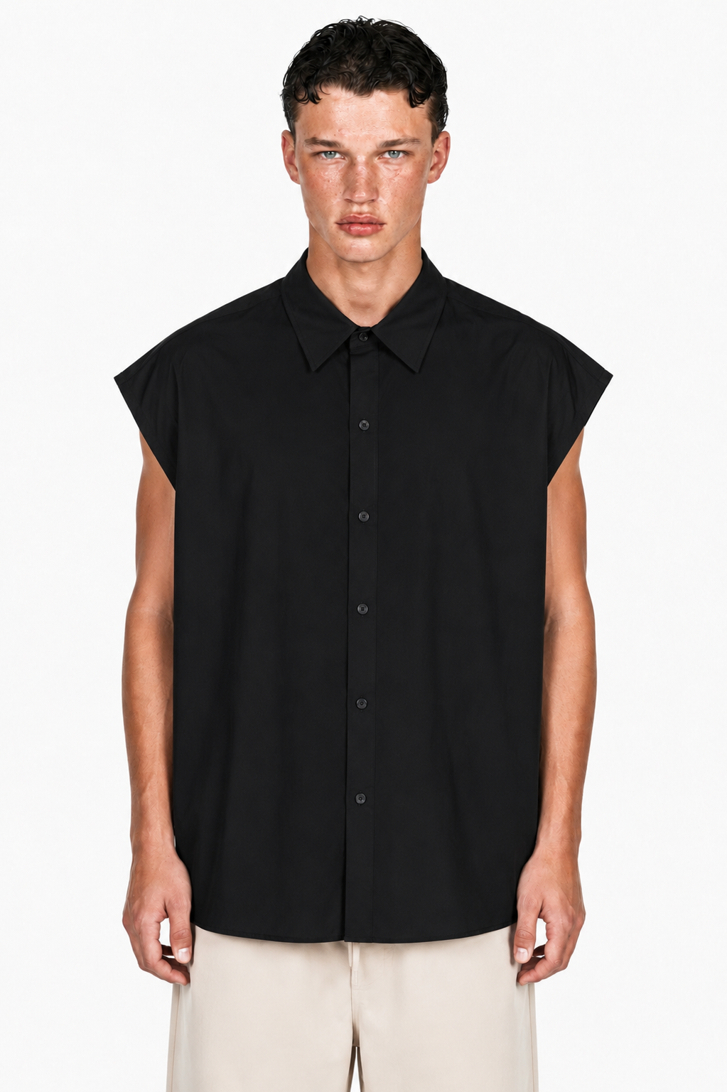 Camicia Smanicata Basic